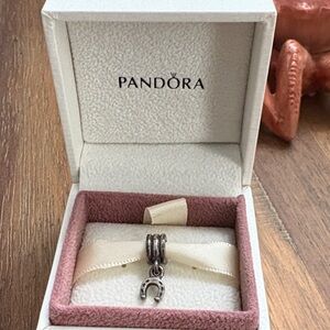 Pandora Silver Horseshoe Charm